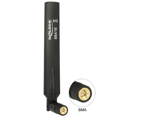 Delock 88416 Gsm / Umts Antenna Sma Plug 1.0 - 3.5 Dbi Omnidirectional