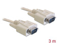 Delock 84228 Serial Cable D-Sub 9 Male To Male 3 M