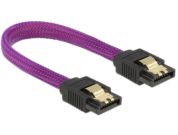 Delock 83688 Sata 6 Gb/S Cable 10 Cm Violet