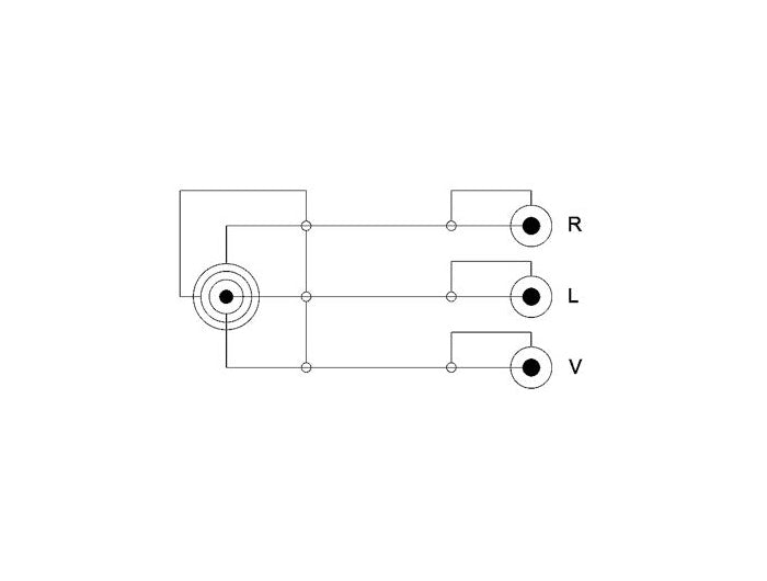 Delock 84504 Cable Stereo Jack 3.5 Mm 4 Pin Male Angled > 3 X Rca Male 1.5 M