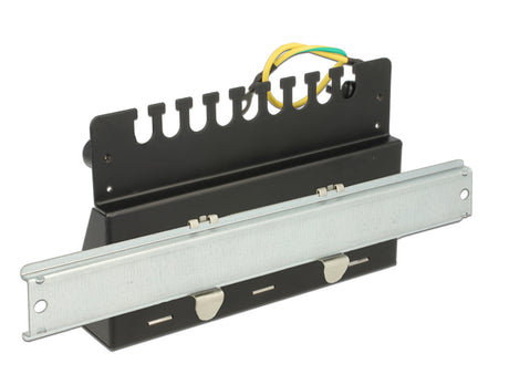 Delock 43339 Keystone Desktop Patch Panel 12 Port Black