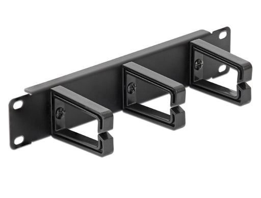 Delock 43342 10″ Cable Management Panel Black