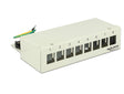 Delock 43336 Keystone Desktop Patch Panel 8 Port Grey