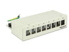 Delock 43336 Keystone Desktop Patch Panel 8 Port Grey