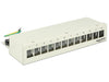 Delock 43335 Keystone Desktop Patch Panel 12 Port Grey