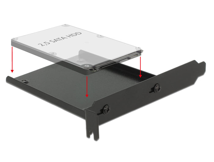 Delock 18212 Installation Frame For 1 X 2.5″ Hdd Into The Pc Slot