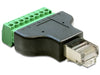 Delock 65389 Adapter Rj45 Male > Terminal Block 8 Pin 2-Part 3.5 Mm