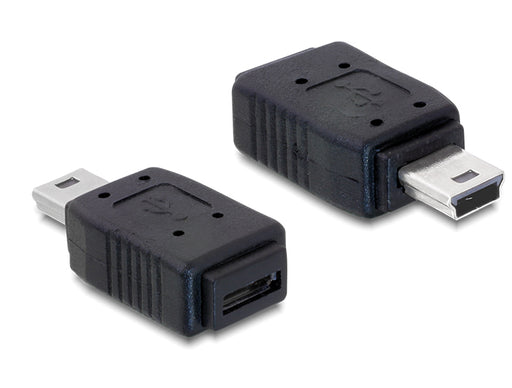 Delock 65155 Adapter Usb Mini Male To Usb Micro-A+B Female