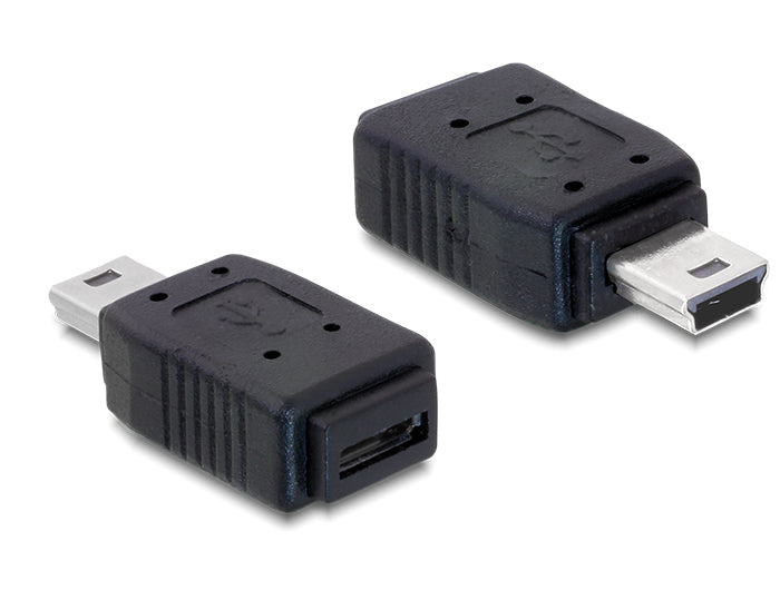 Delock 65155 Adapter Usb Mini Male To Usb Micro-A+B Female