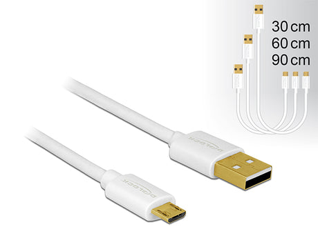 Delock 83679 Data And Fast Charging Cable Usb 2.0 Type-A Male