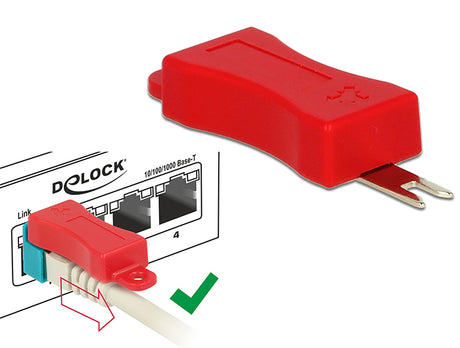 Delock 86446 Rj45 Secure Clip 40 Pieces Set