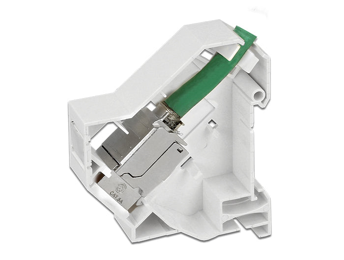 Delock 86414 Keystone Mounting For Din Rail 180°