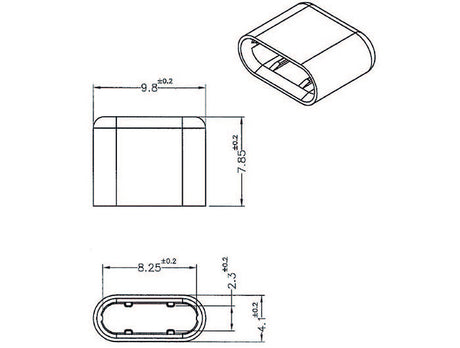 Delock 64008 Dust Cover For Usb Type-C™ Male 10 Pieces Black