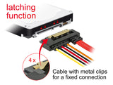 Delock 85229 Cable Sata 6 Gb/S 7 Pin Receptacle + Sata 15 Pin Power Plug