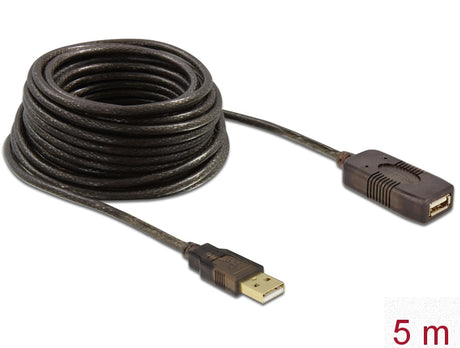 Delock 82308 Cable Usb 2.0 Extension, Active 5 M