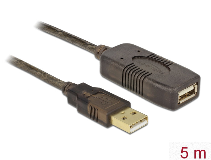 Delock 82308 Cable Usb 2.0 Extension, Active 5 M