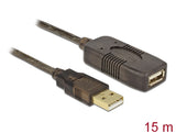 Delock 82689 Cable Usb 2.0 Extension, Active 15 M