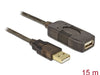 Delock 82689 Cable Usb 2.0 Extension, Active 15 M