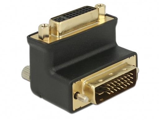 Delock 65866 Adapter Dvi 24+1 Male > Dvi 24+5 Female Port 90° Angled