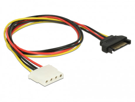 Delock 60137 Power Cable Sata 15 Pin Male > 4 Pin Female 50 Cm