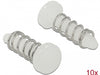 Delock 18272 Snap Rivet For Heat Sink - Set 10 Pieces White