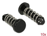 Delock 18273 Snap Rivet For Heat Sink - Set 10 Pieces Black