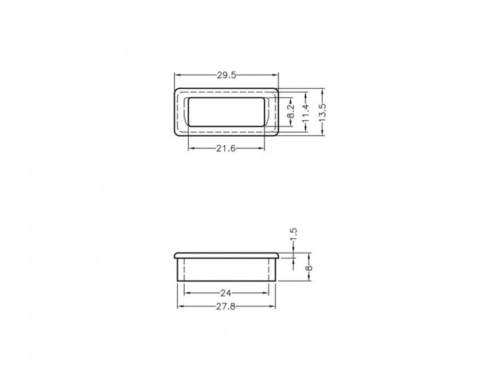 Delock 60160 Dust Cover For Dvi Female 10 Pieces Black