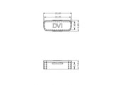 Delock 60161 Dust Cover For Dvi Female 10 Pieces Transparent