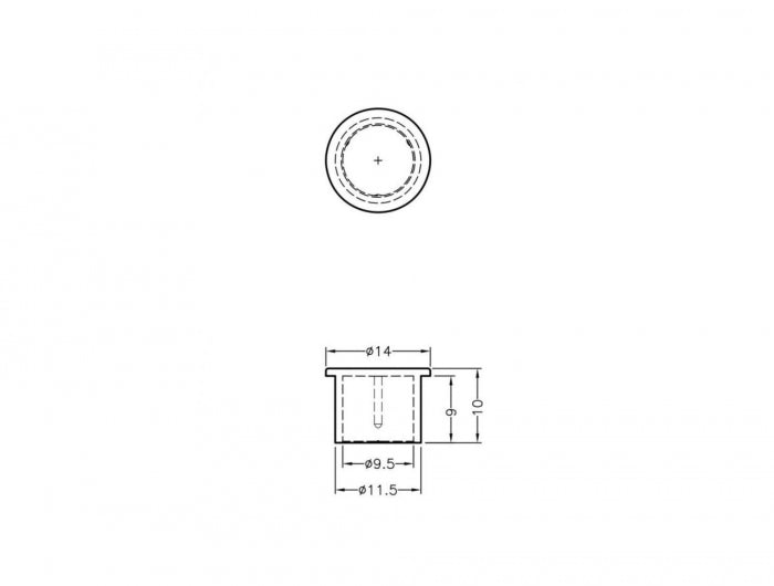 Delock 60165 Dust Cover For F Jack 10 Pieces Black