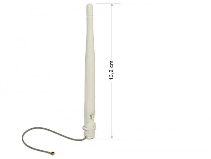 Delock 89619 Wlan 802.11 B/G/N Antenna I-Pex Inc., Mhf® I Plug 3 Dbi