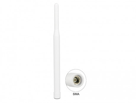 Delock 89622 Lte Antenna Sma Plug 0.3 - 2.9 Dbi Omnidirectional Fixed White