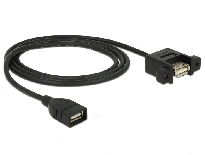 Delock 85460 Cable Usb 2.0 Type-A Female > Usb 2.0 Type-A Female Panel-Mount