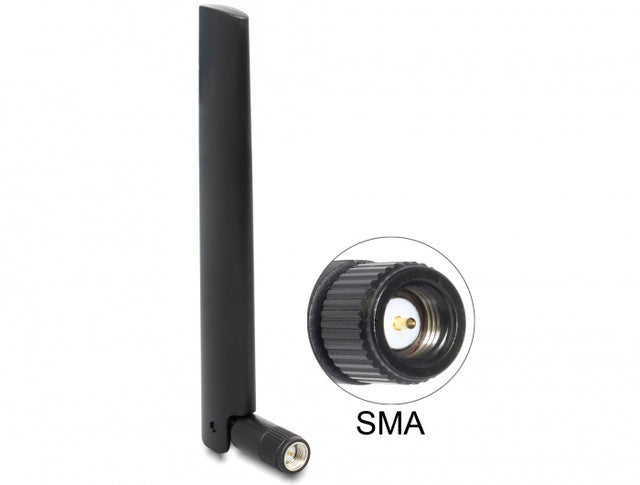 Delock 89770 Nb-Iot 900 Mhz Antenna Sma Plug 3 Dbi Omnidirectional