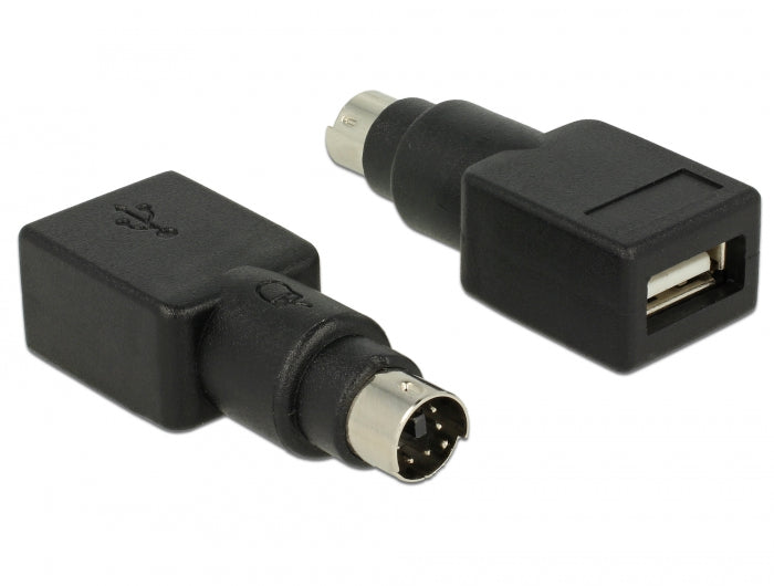 Delock 65898 Adapter Ps/2 Male > Usb Type-A Female