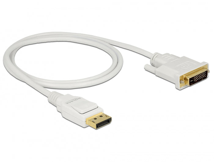 Delock 83813 Cable Displayport 1.2 Male > Dvi 24+1 Male Passive 4K