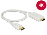 Delock 83817 Cable Displayport 1.2 Male > High Speed Hdmi-A Male Passive 4K