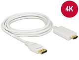 Delock 83819 Cable Displayport 1.2 Male > High Speed Hdmi-A Male Passive 4K