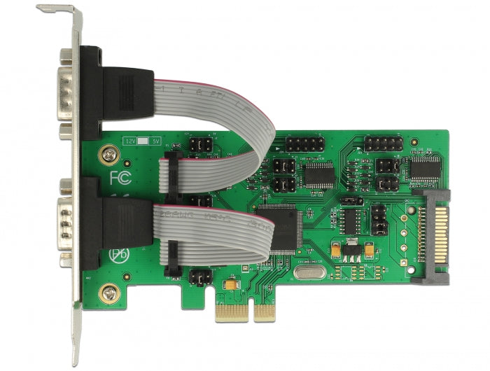 Delock 62922 Pci Express X1 Card To 3 X Serial Rs-232 + Ttl 3.3 V / Rs-232