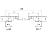 Delock 89607 Antenna Cable I-Pex Inc., Mhf® I Plug To I-Pex Inc., Mhf® I Plug