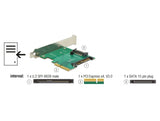 Delock 89673 Pci Express X4 Card > 1 X Internal U.2 Nvme Sff-8639 Male