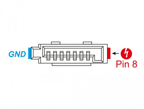 Delock 89887 Connector Sata 6 Gb/S Receptacle 8 Pin Power