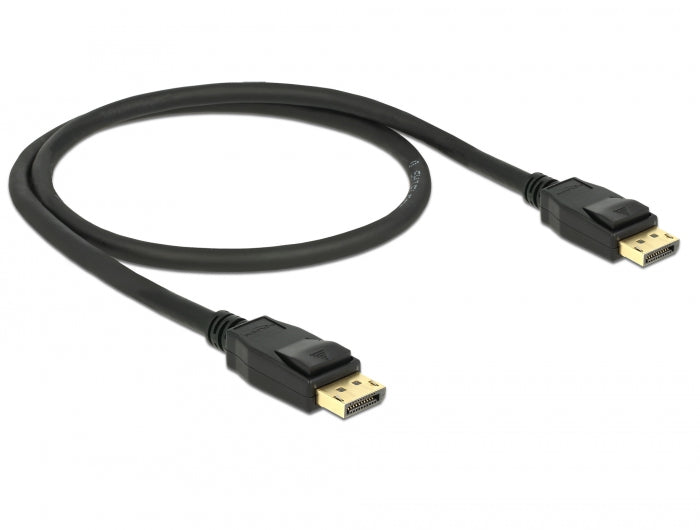 Delock 85506 Cable Displayport 1.2 Male > Displayport Male 4K 60 Hz 0.5 M