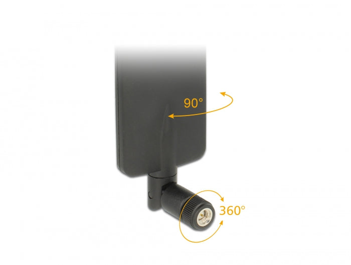 Delock 89604 Lte Antenna Sma Plug 2 Dbi Omnidirectional Rotatable