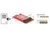 Delock 63909 Adapter Mini Pcie > M.2 Key E Slot