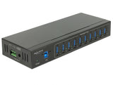 Delock 63919 External Industry Hub 10 X Usb 3.0 With 20 Kv Esd Protection