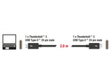 Delock 84847 Thunderbolt™ 3 (20 Gb/S) Usb-C™ Cable Male