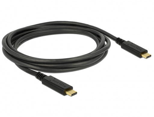 Delock 83668 Usb 3.1 Gen 1 (5 Gbps) Cable Type-C To Type-C 2 M Pd 3 A E-Marker