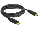 Delock 83867 Usb 2.0 Cable Type-C To Type-C 3 M 3 A