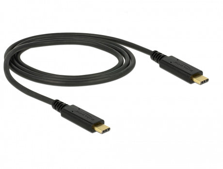 Delock 83661 Usb 3.1 Gen 2 (10 Gbps) Cable Type-C To Type-C 1 M Pd 3 A E-Marker