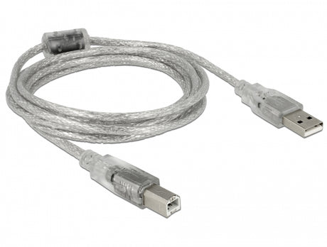 Delock 83894 Cable Usb 2.0 Type-A Male > Usb 2.0 Type-B Male 2 M Transparent